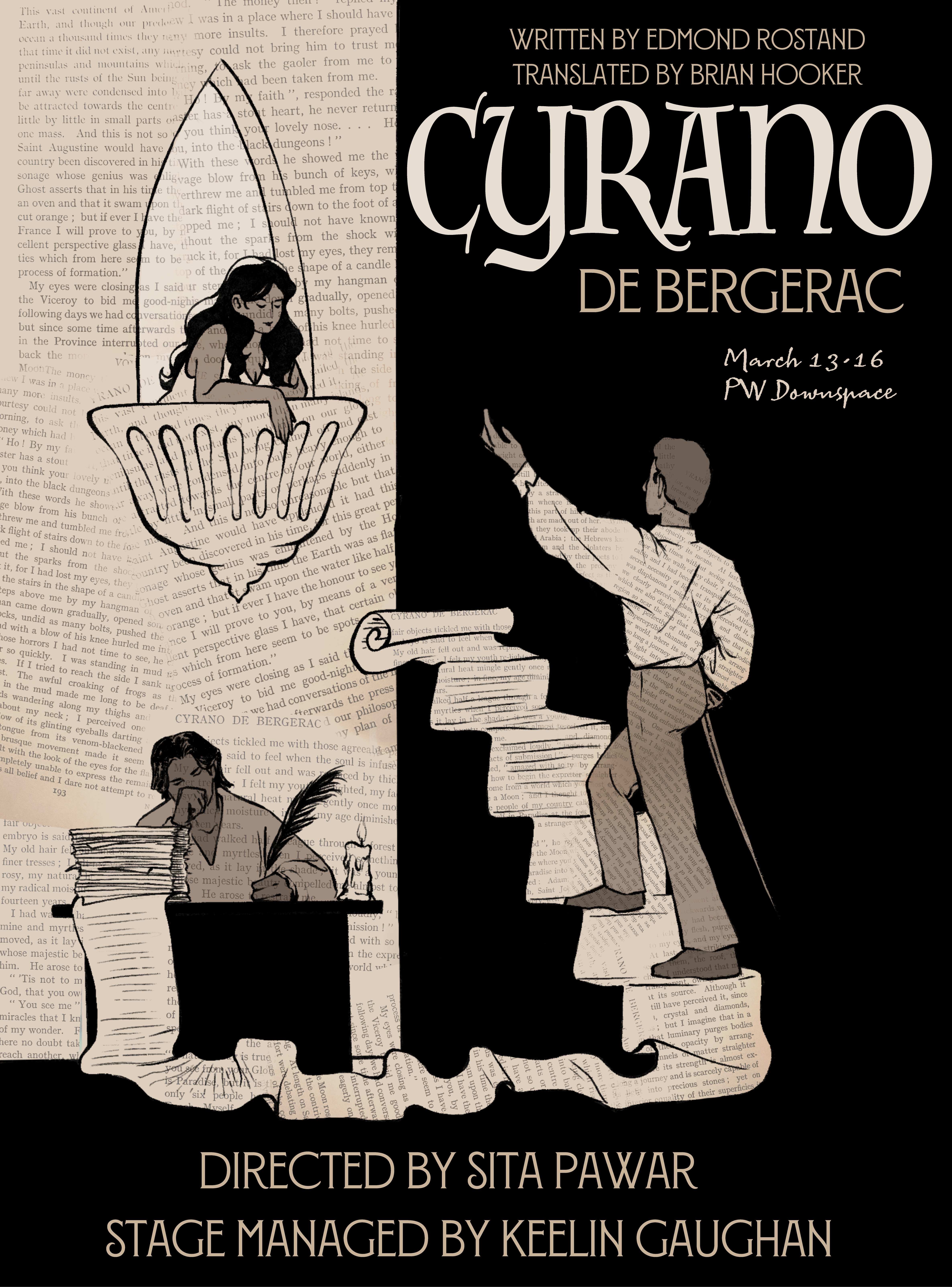 Costume fitting from Cyrano de Bergerac